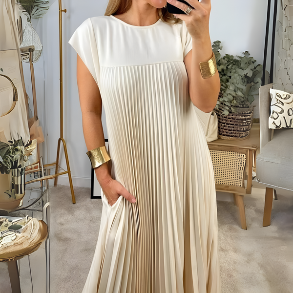 Seide - Ärmelloses elegantes Kleid
