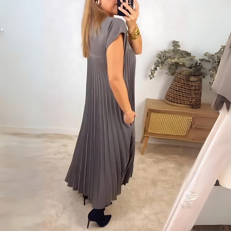 Seide - Ärmelloses elegantes Kleid