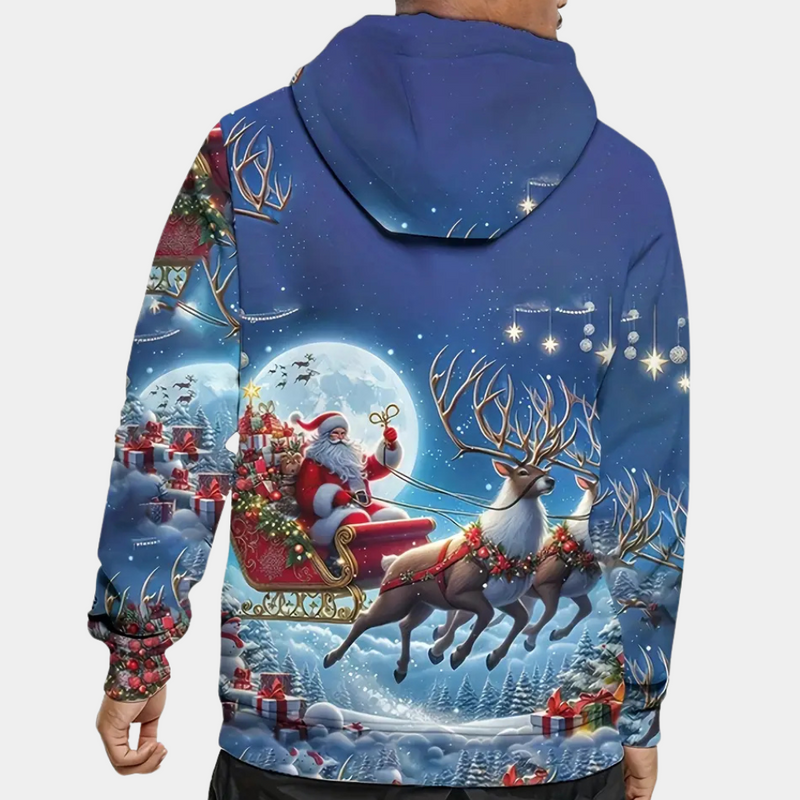 Weicher Weihnachts Hoodie für Herren