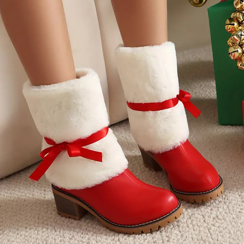 Elegante und warme Weihnachtsstiefel für Damen