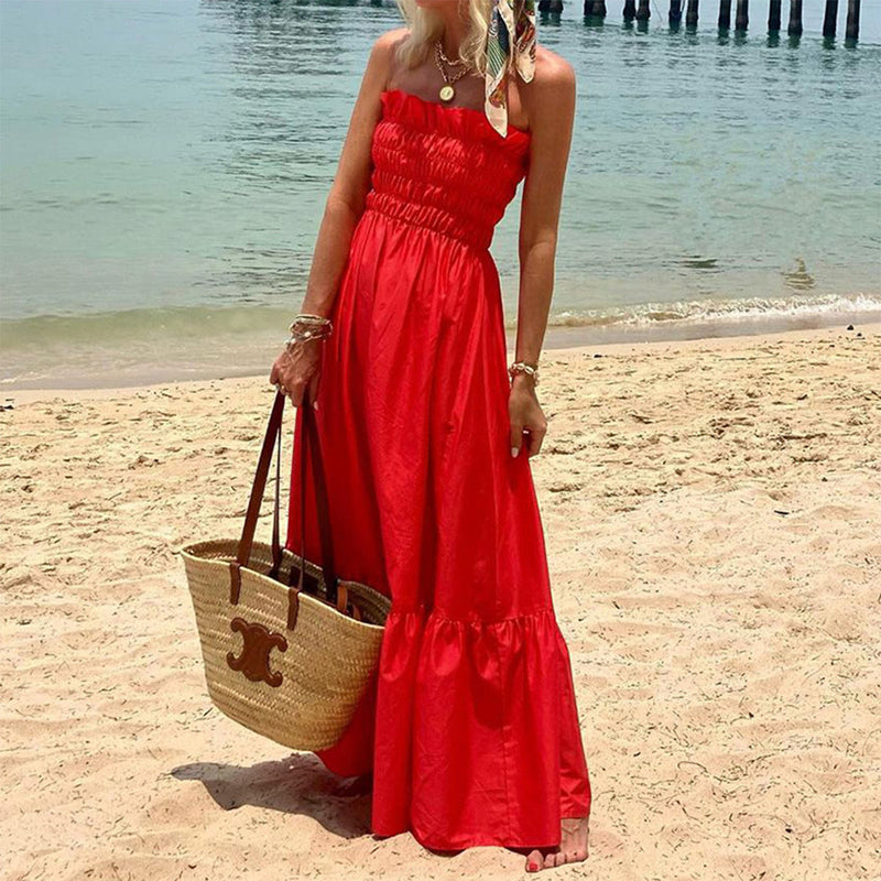 Elegantes Off-the-Shoulder Maxi Kleid für jeden Anlass