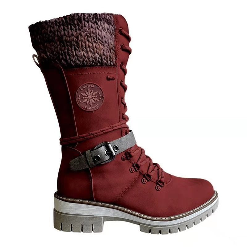 Elegante und bequeme lachsfarbene Stiefel für jeden Anlass