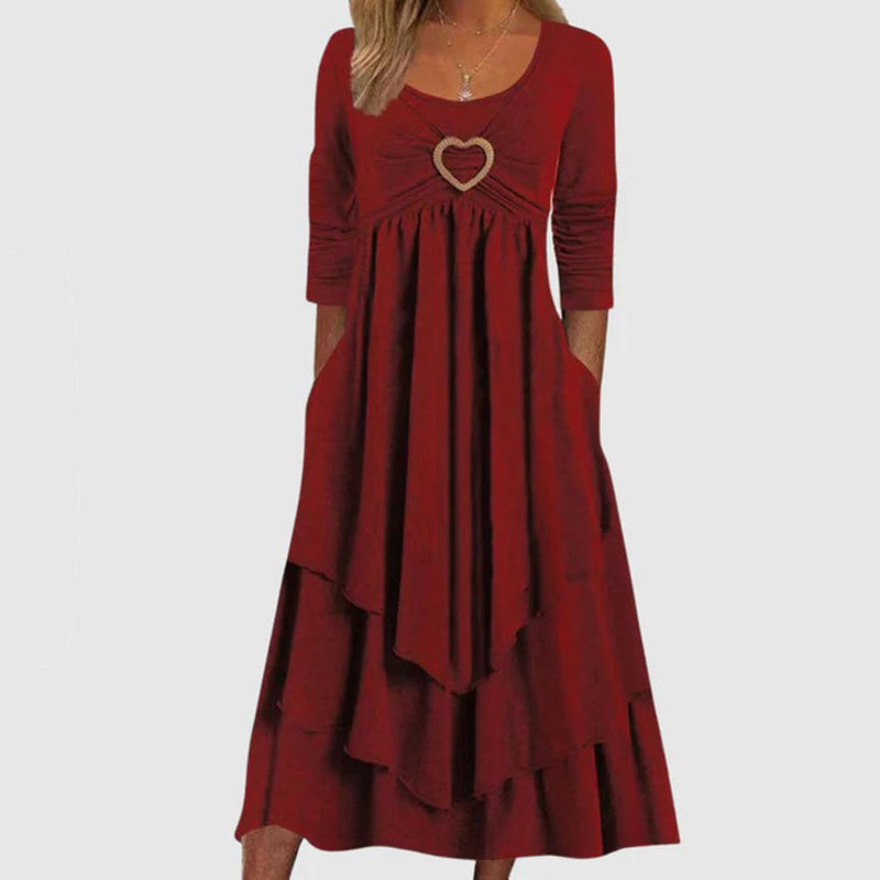 Elegante lange Kleid für stilbewusste Frauen