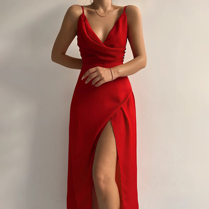 Bequemes Ibiza Style Sommerkeid aus Satin für dich