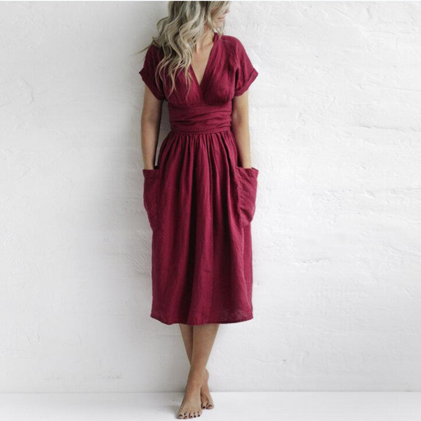 Elegante A-Linien Sommerkleid für alle Anlässe
