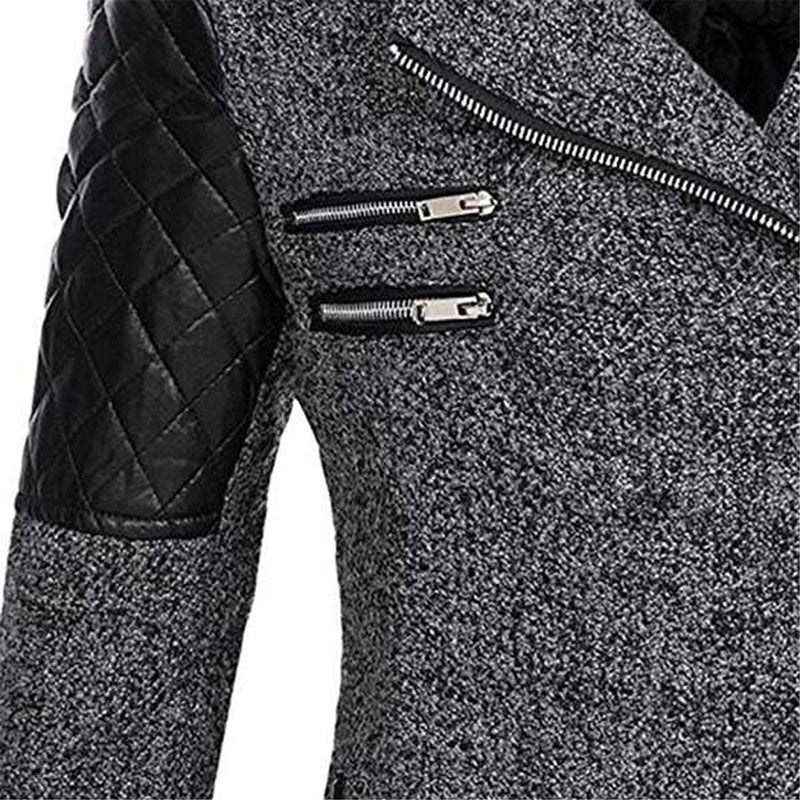 Warmer, eleganter Wintermantel mit Kapuze