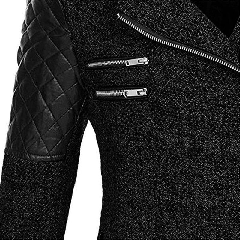 Warmer, eleganter Wintermantel mit Kapuze