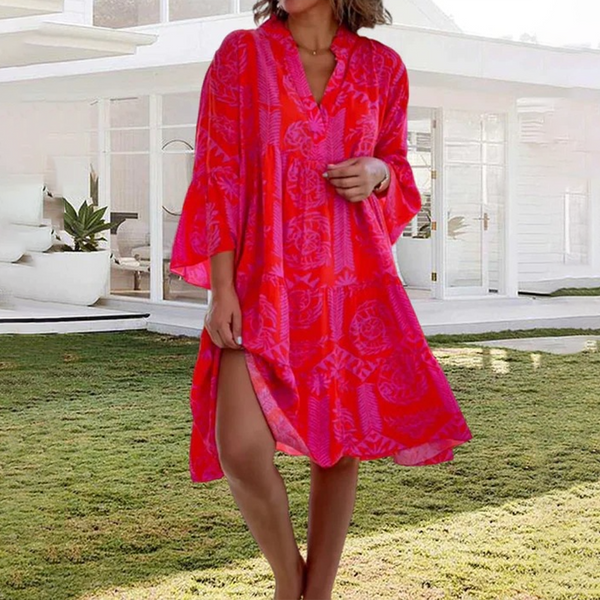 Bequemes und elegantes Midi-Kleid für den Sommer