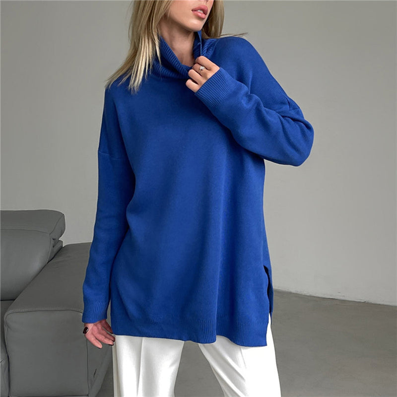 Alya - Modischer Pullover mit Seitenschlitzen
