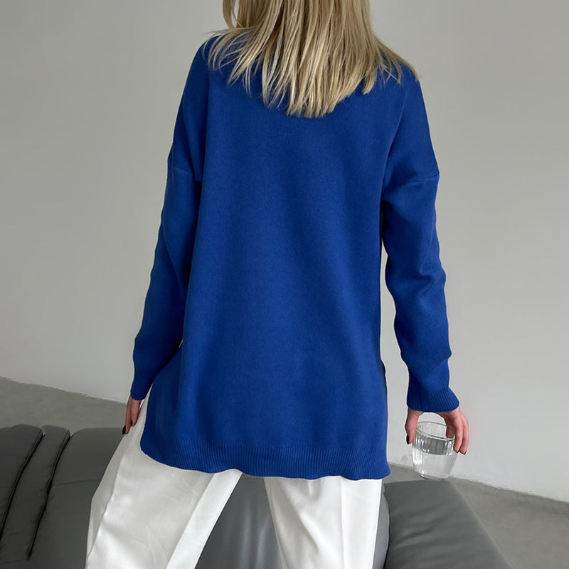 Alya - Modischer Pullover mit Seitenschlitzen