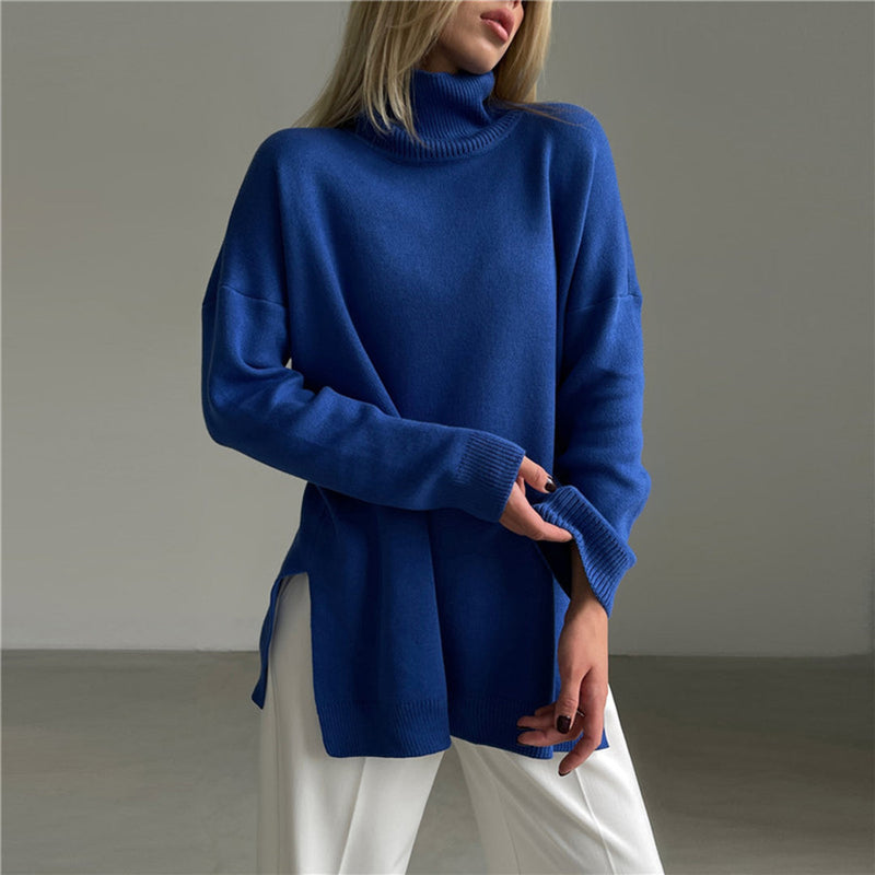 Alya - Modischer Pullover mit Seitenschlitzen