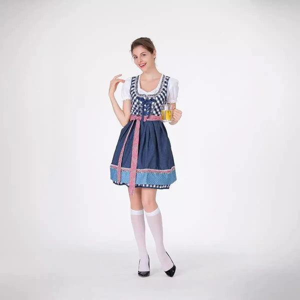 Deutsches Dirndl Kleid für Damen | Klassisch Oktoberfest