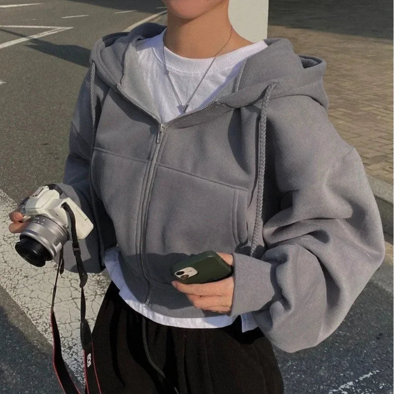 Flauschiger und bequemer Damen Hoodie für den Winter