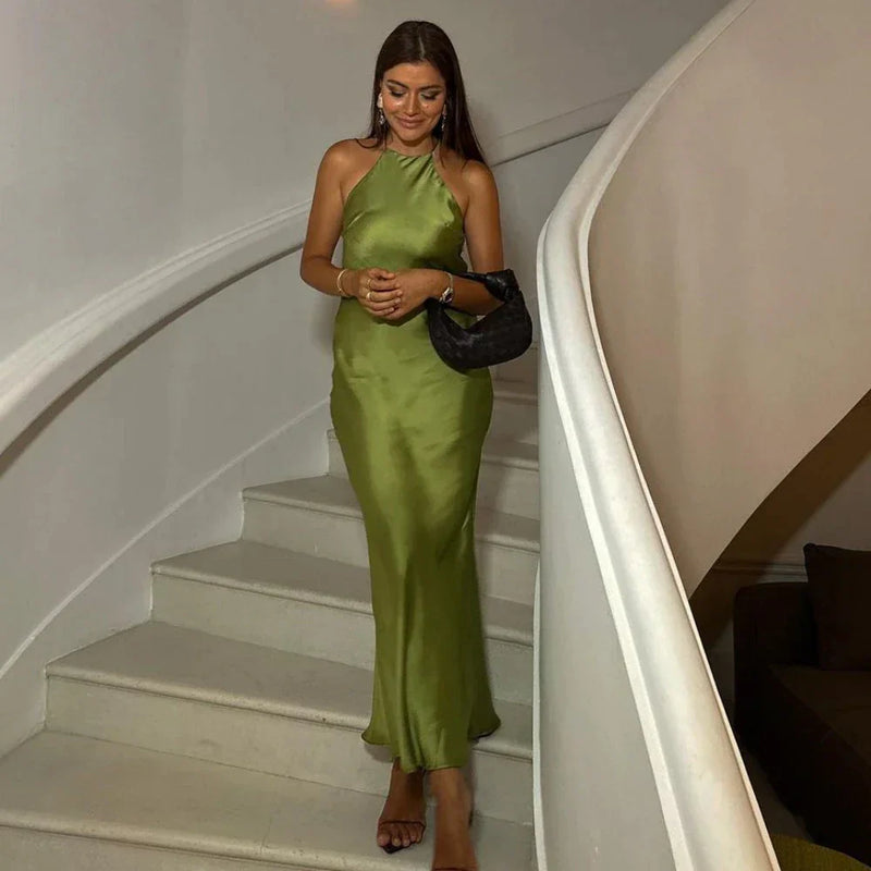 Elegantes - Mode Ärmelloses Leinenkleid für dich
