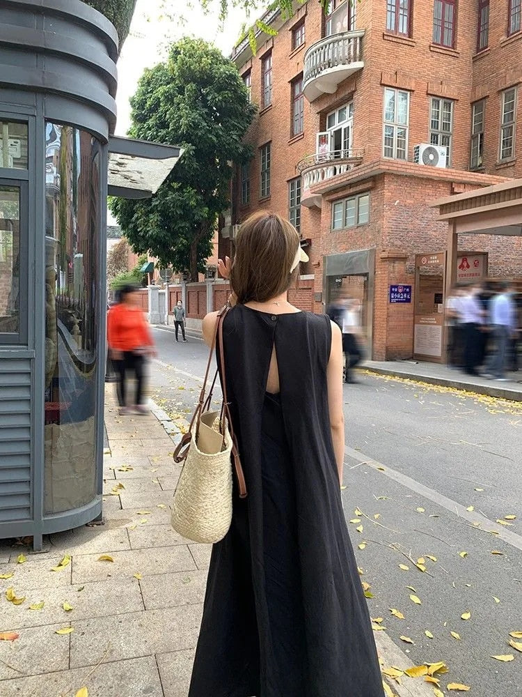 Leichtes - Ärmelloses Camisole Westenkleid für dich