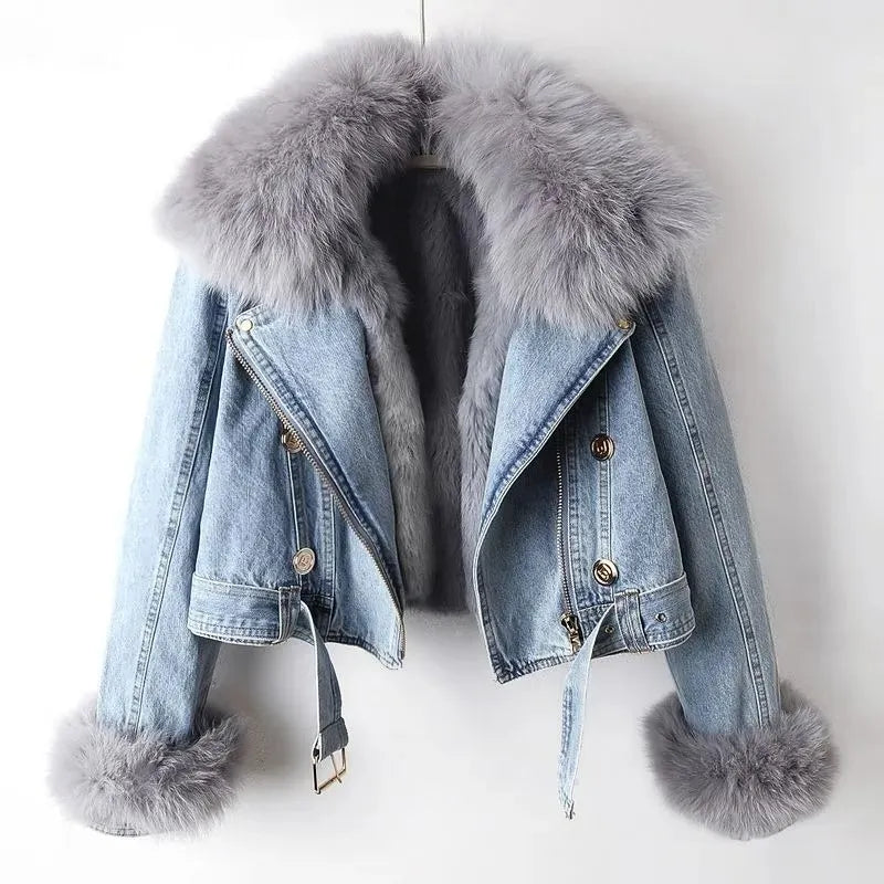 Warme und elegante Winterjacke