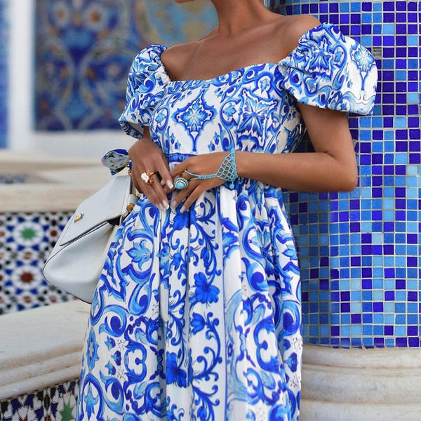 Elegantes Retro Maxikleid für besondere Anlässe