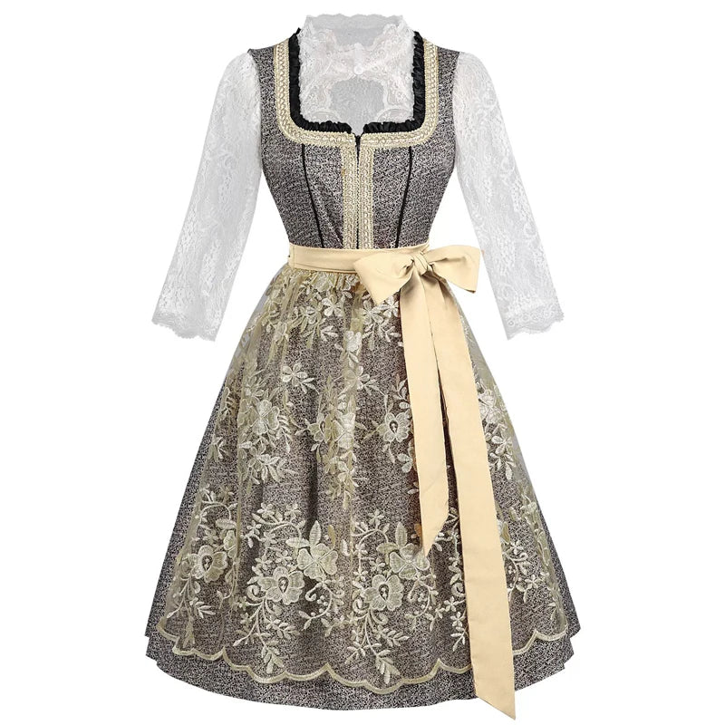 Bayerisches Dirndl Kleid für Damen | Traditionell Vintage