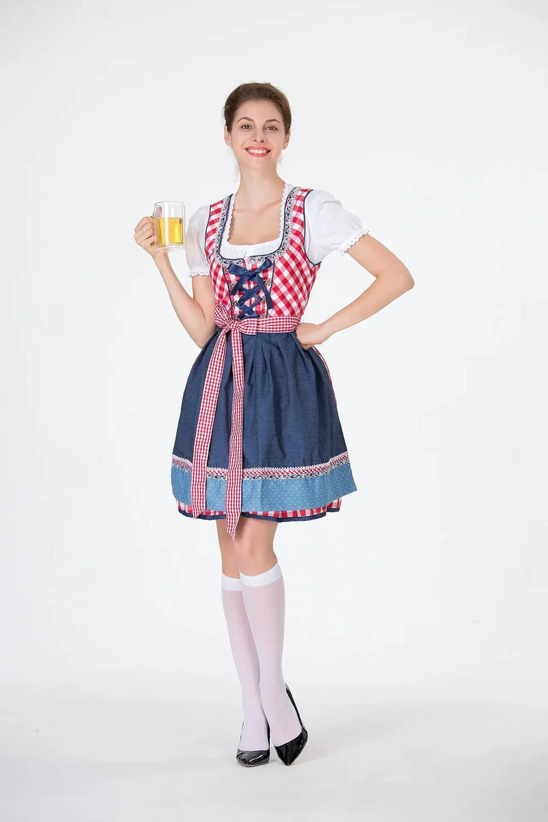 Deutsches Dirndl Kleid für Damen | Klassisch Oktoberfest