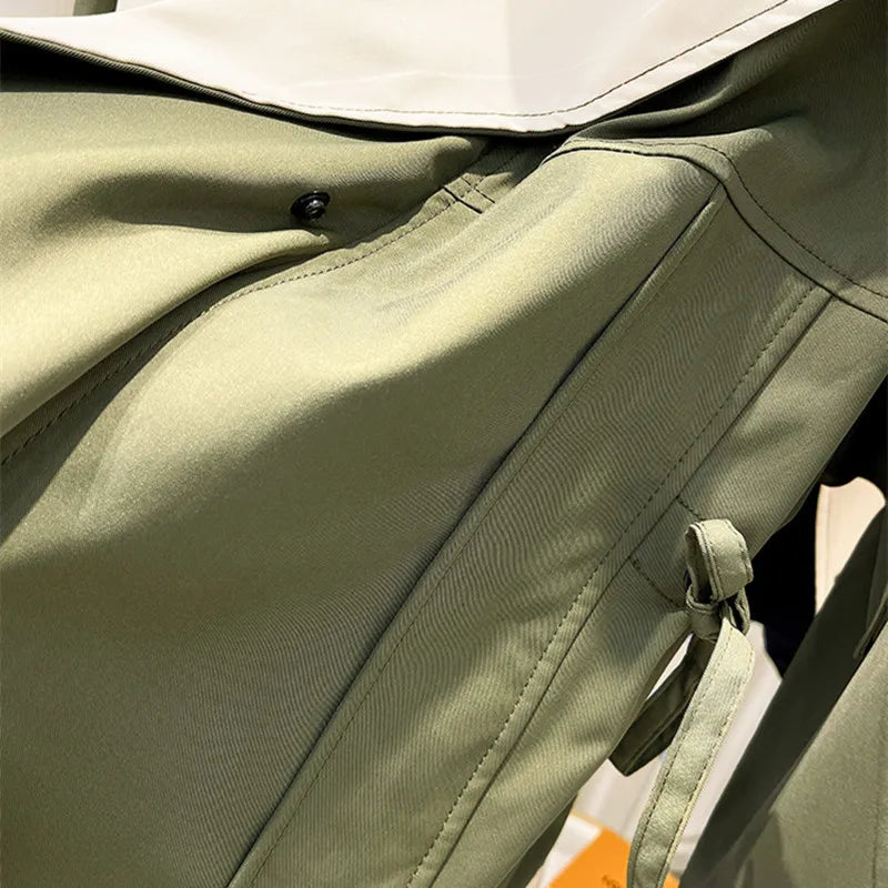 Stylischer, wasserdichter Trenchcoat für Regen