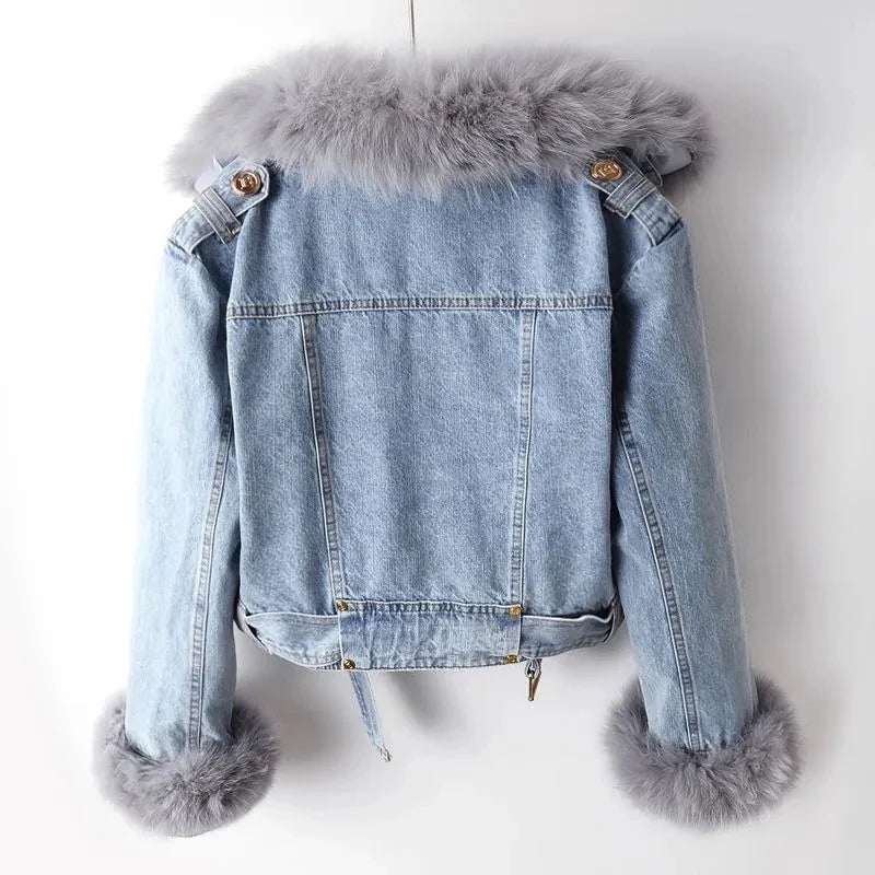 Warme und elegante Winterjacke