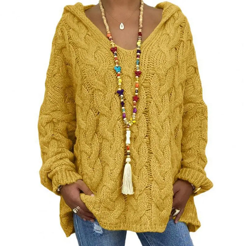 Milana - Stilvoller V-Ausschnitt Kapuzenpullover für einen lässigen Look
