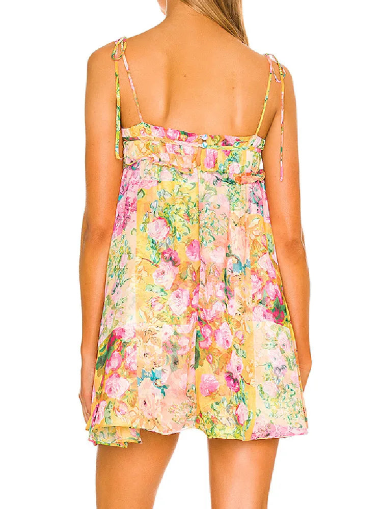 Elegantes, rückenfreies Boho-Kleid für den Sommer