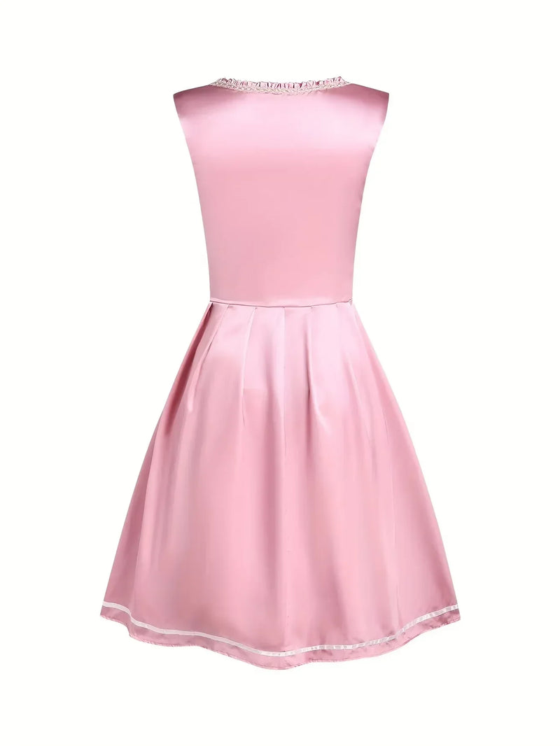 Damen Rosa Dirndl Kleid Bayerisch | Oktoberfest
