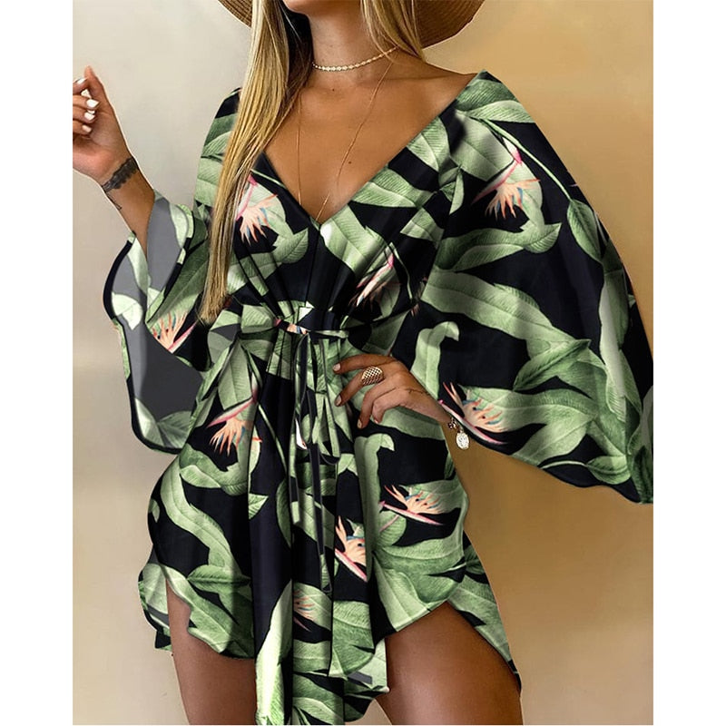 Bequemes Heidi -Bequem Mini Kleid für jeden Tag