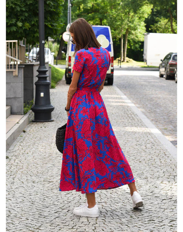 Weiches - Stilvolles V-Ausschnitt-Kleid für dich