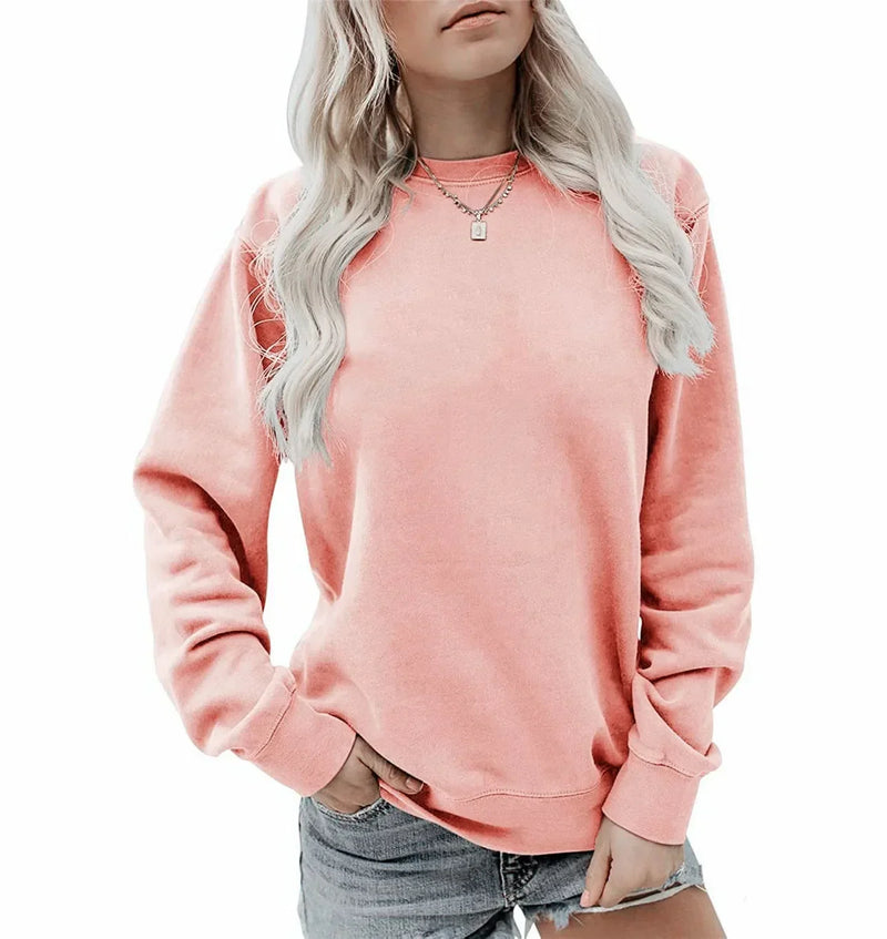 Elegantes Damen Sweatshirt aus weichem Winterstoff mit Muster