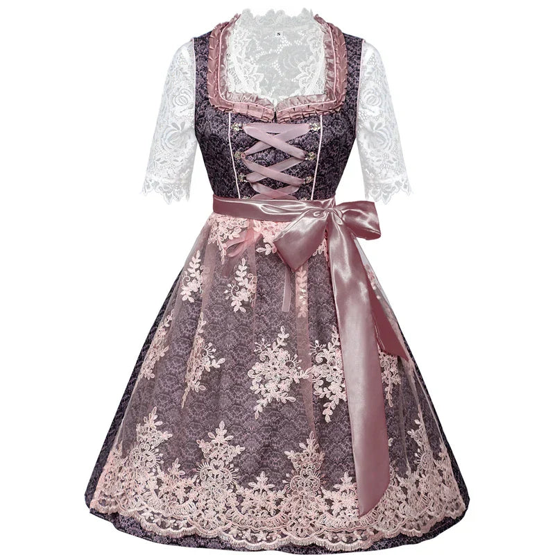 Bayerisches Dirndl Kleid für Damen | Traditionell Vintage