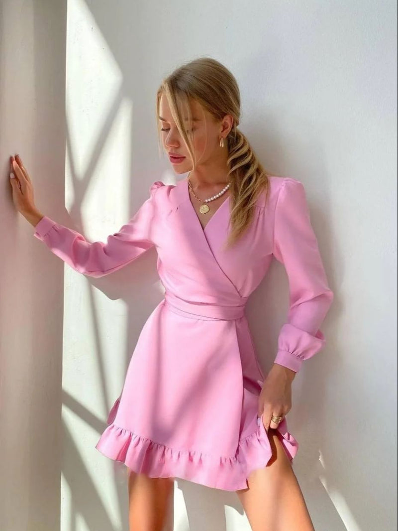 A-Linien Minikleid | Elegante Passform | Leichtes Polyester
