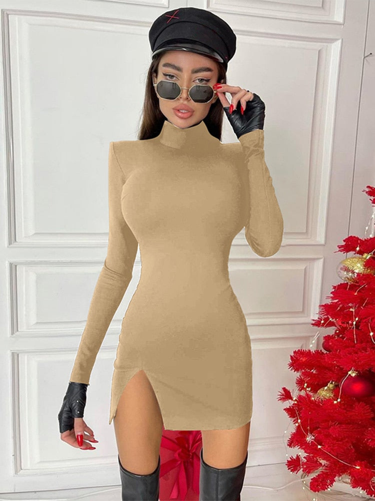 Kuscheliges - Basic Langarmkleid für Frauen für dich