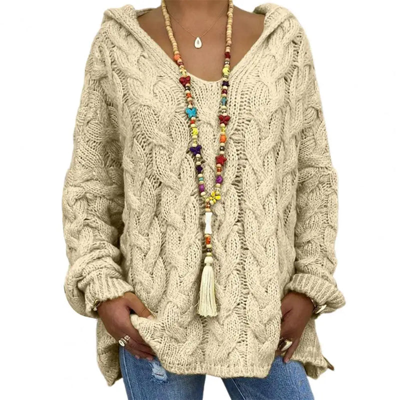 Milana - Stilvoller V-Ausschnitt Kapuzenpullover für einen lässigen Look