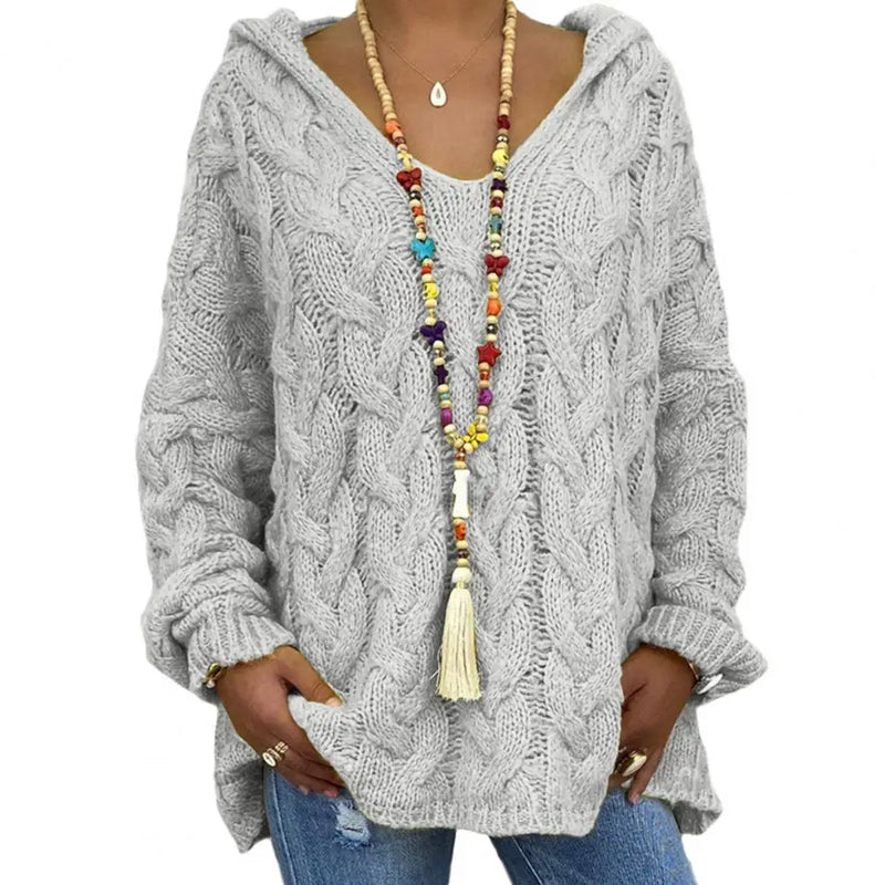 Milana - Stilvoller V-Ausschnitt Kapuzenpullover für einen lässigen Look