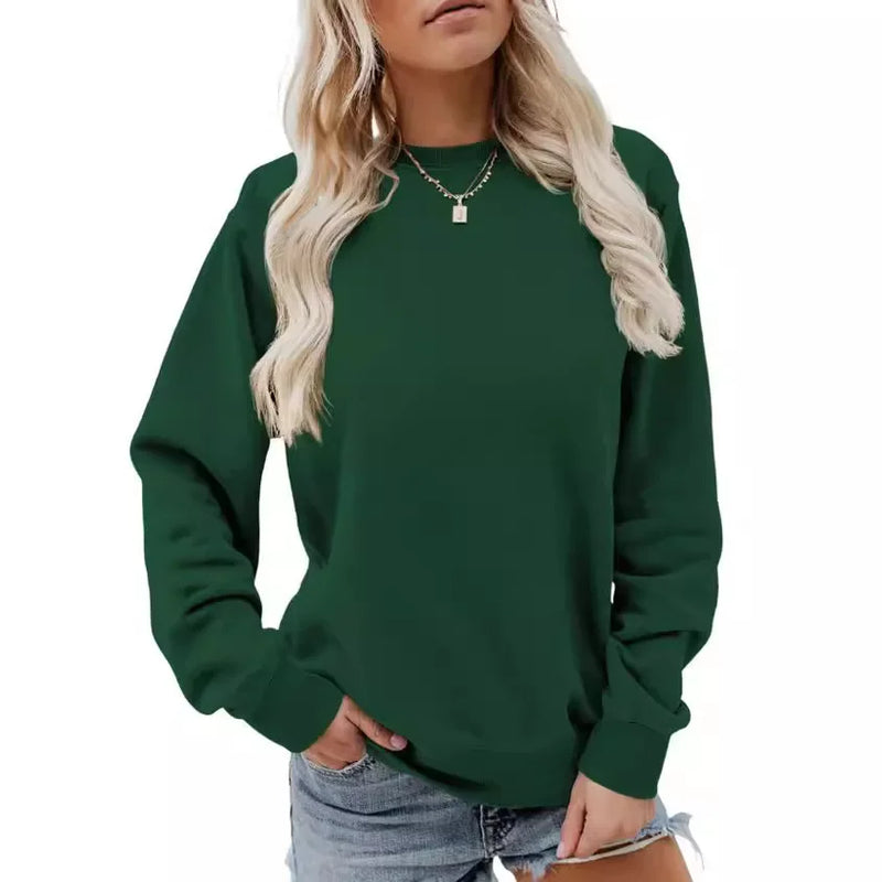 Elegantes Damen Sweatshirt aus weichem Winterstoff mit Muster