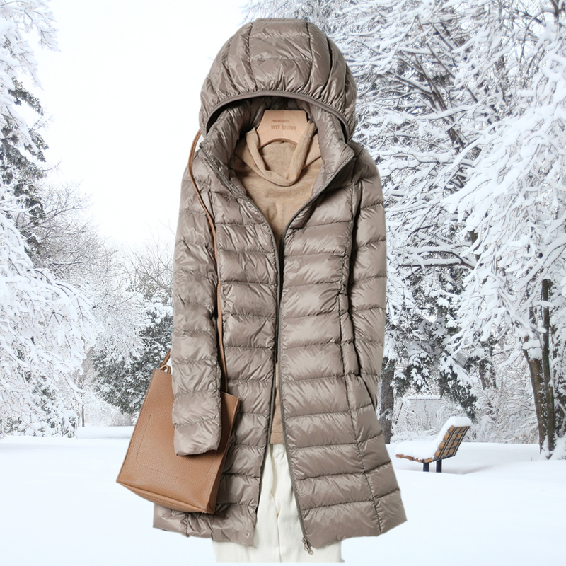 Warme und leichte Daunenjacke für jeden Tag