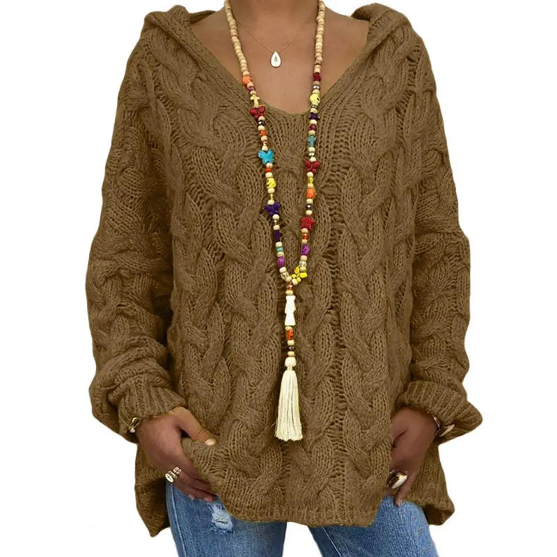 Milana - Stilvoller V-Ausschnitt Kapuzenpullover für einen lässigen Look