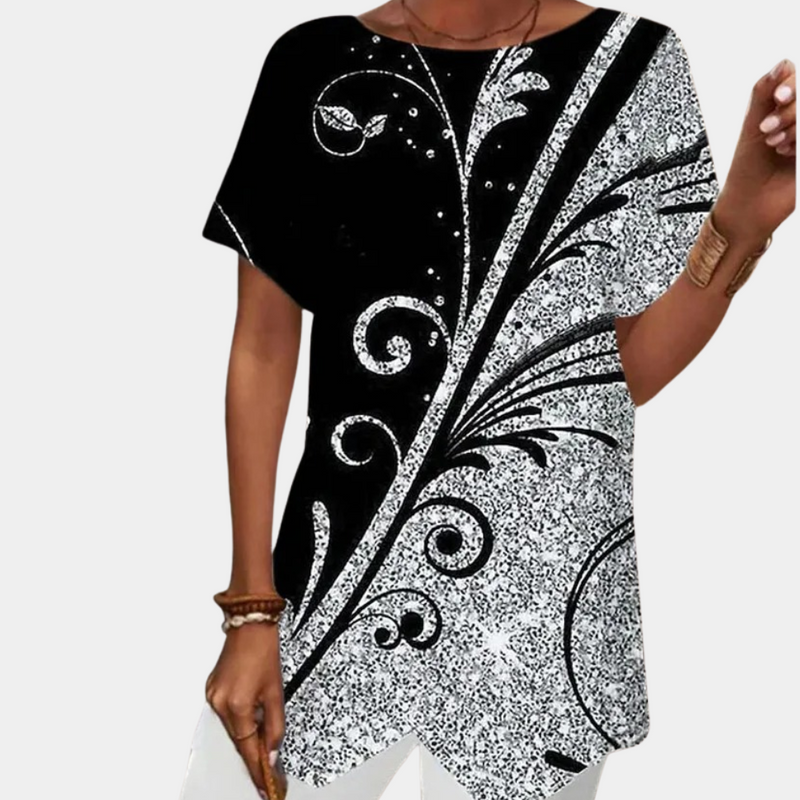 Elegantes geometrisches Damenkleid für jeden Anlass