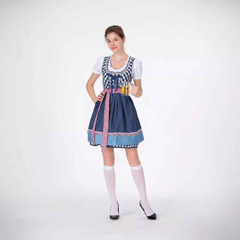 Deutsches Dirndl Kleid für Damen | Klassisch Oktoberfest
