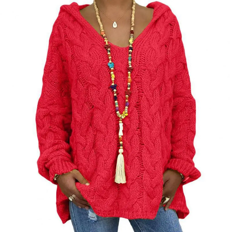 Milana - Stilvoller V-Ausschnitt Kapuzenpullover für einen lässigen Look