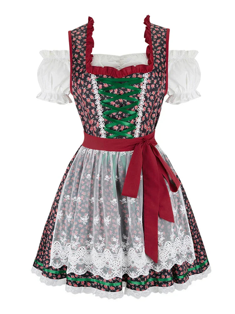 Damen Dirndl Kleid | Traditionelles Oktoberfest | Elegant & Authentisch