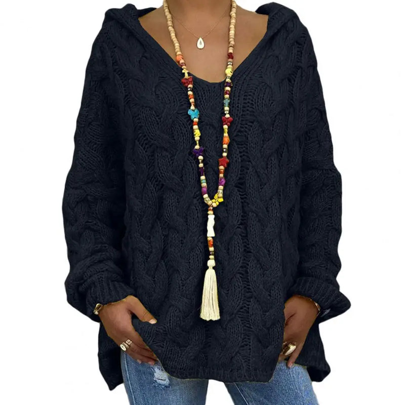 Milana - Stilvoller V-Ausschnitt Kapuzenpullover für einen lässigen Look