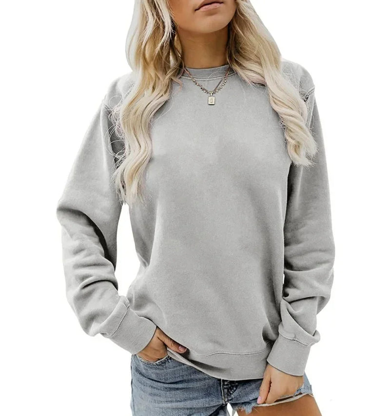 Elegantes Damen Sweatshirt aus weichem Winterstoff mit Muster