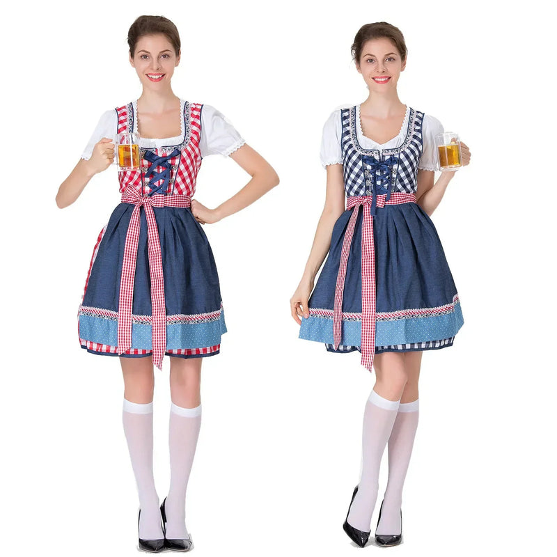 Deutsches Dirndl Kleid für Damen | Klassisch Oktoberfest