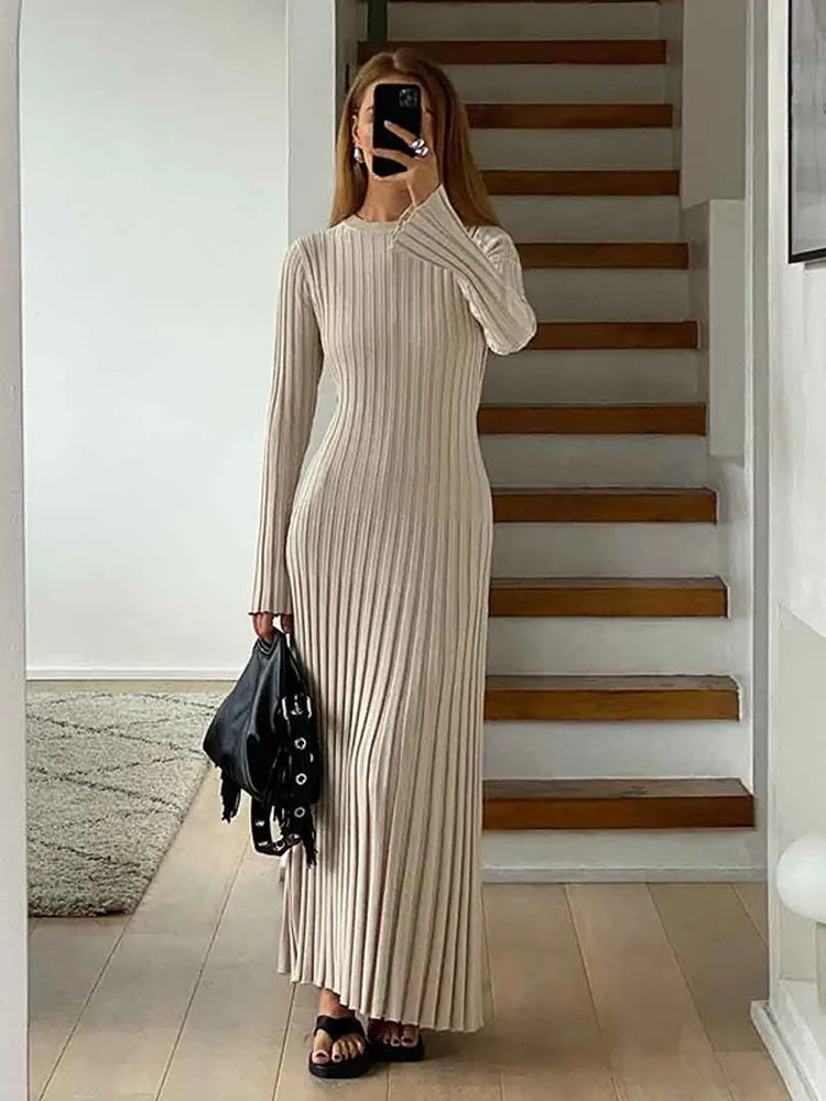 Elegantes Weiches Maxikleid Für Jeden Anlass