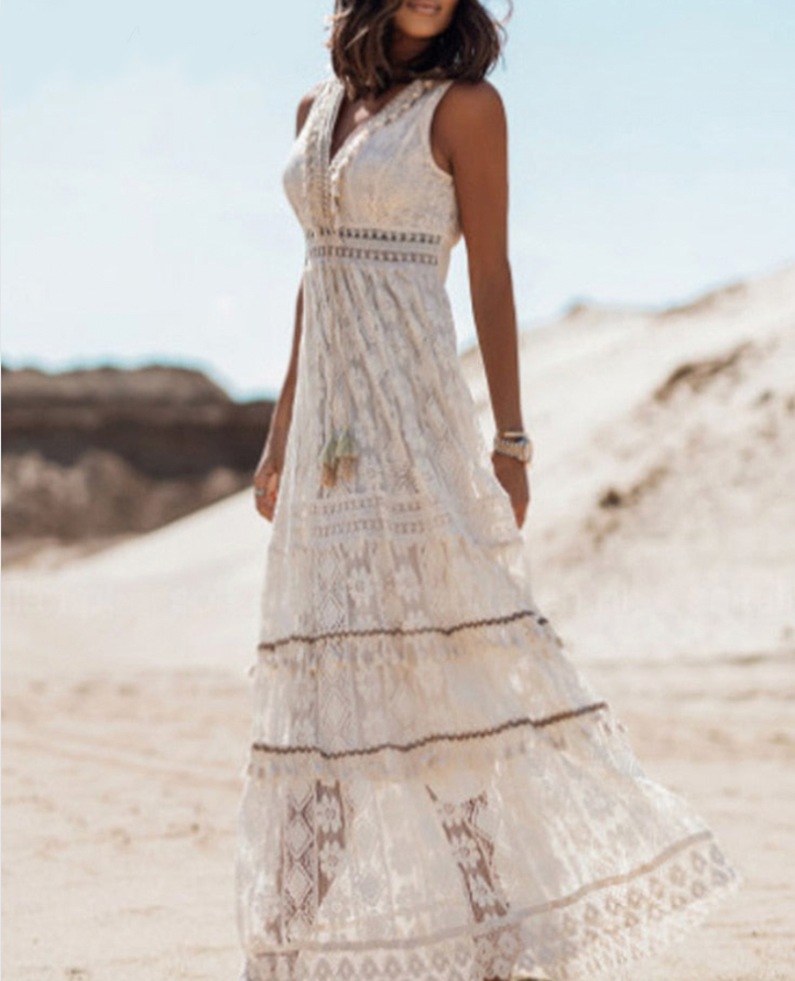 Elegantes Nadja Spitzen-Maxikleid für besondere Anlässe