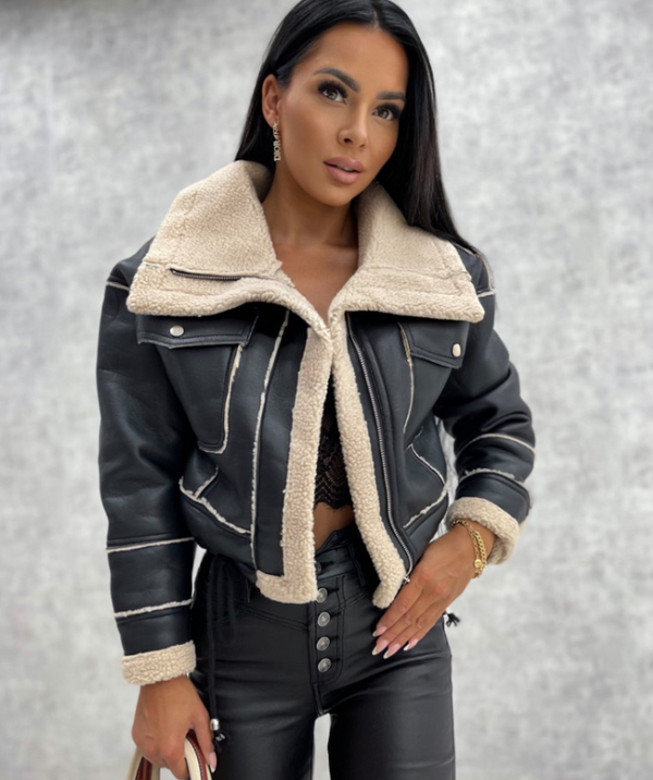 Clara - Stylische und warme Pilotenjacke