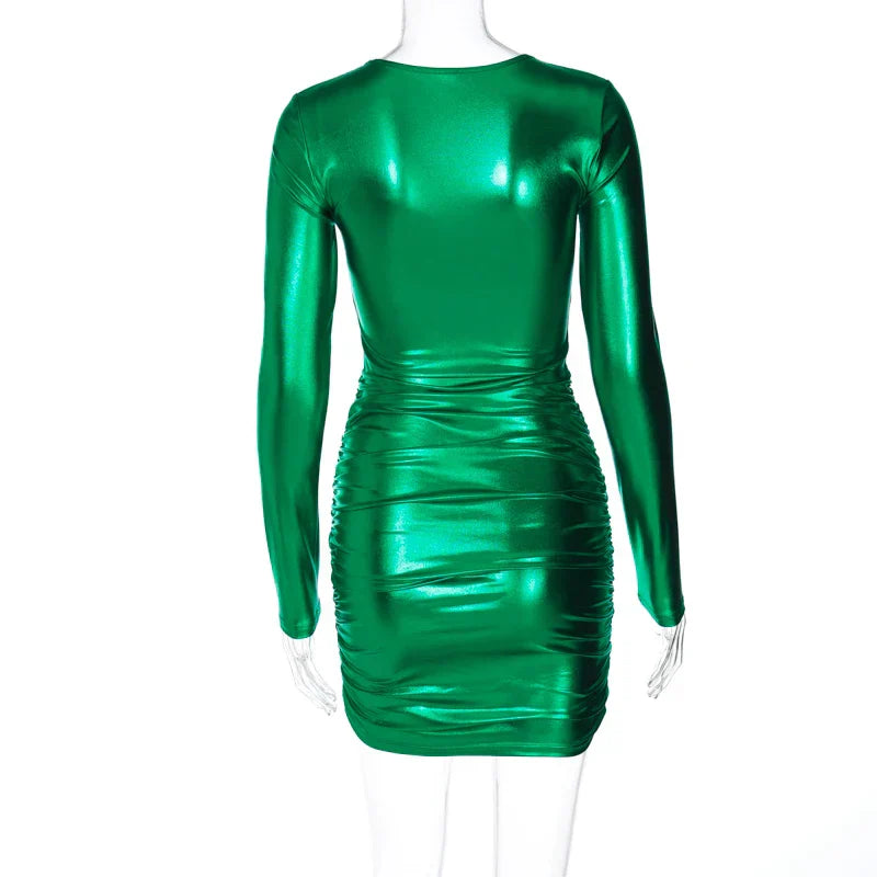 Elegantes Heidi -Gerafftes Minikleid für besondere Anlässe